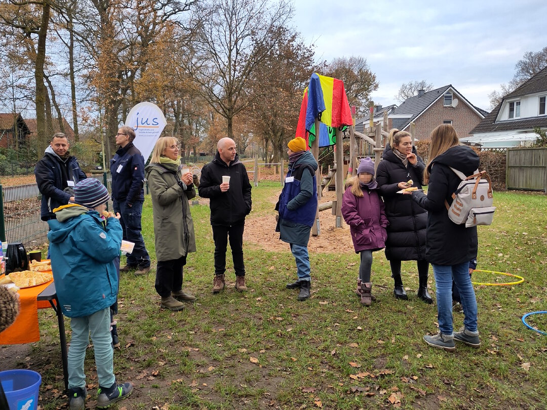 Eröffnung des Spielplatzes